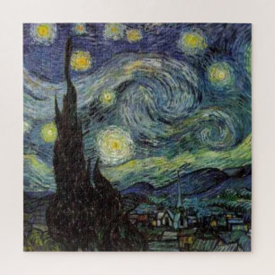 Quebra-cabeça Starry Night - Pintura de Van Gogh