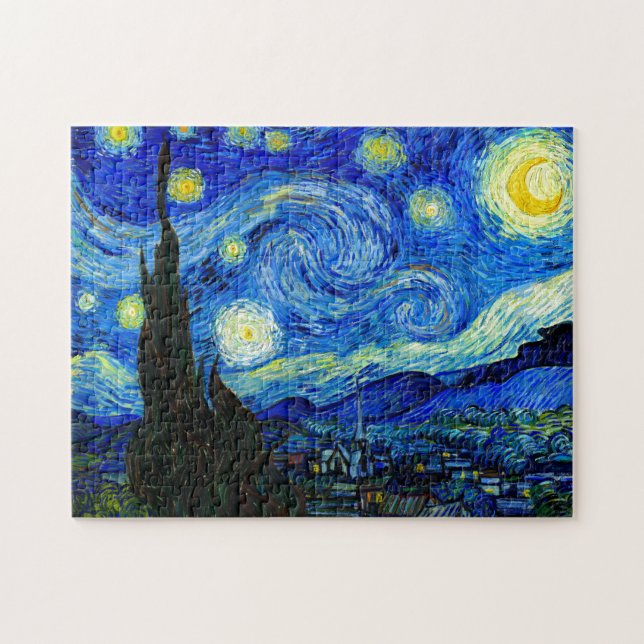 Quebra-cabeça Starry Night por Van Gogh Fine Art (Horizontal)