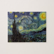 Starry Night por van Gogh Modern Art Painting Blue