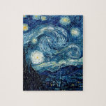 Quebra-cabeça Starry Night Por Vincent Van Gogh<br><div class="desc">Starry Night Por Vincent Van Gogh</div>