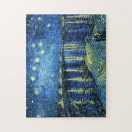 Quebra-cabeça Starry Night sobre o Rhone Vincent van Gogh