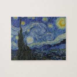 Quebra-cabeça Starry Night & Van Gogh /famosa arte de vintage