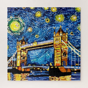 Quebra-cabeça Starry Starry Night London Inglaterra