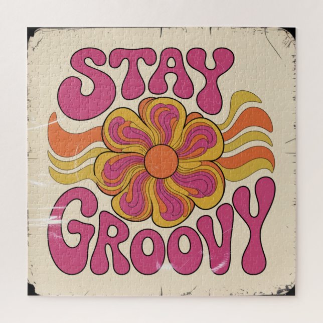 Quebra-cabeça Stay Groovy (Vertical)