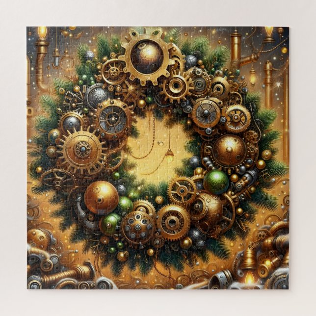 Quebra-cabeça Steampunk Christmas Puzzle (Vertical)