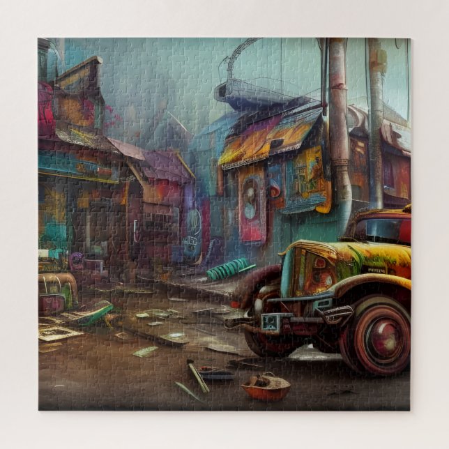 Quebra-cabeça Steampunk Junk Yard (Vertical)