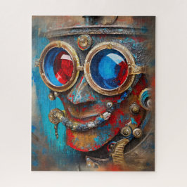 Quebra-cabeça Steampunk O Retrato Do Homem De Tin