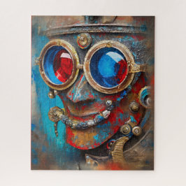 Quebra-cabeça Steampunk O Retrato Do Homem De Tin