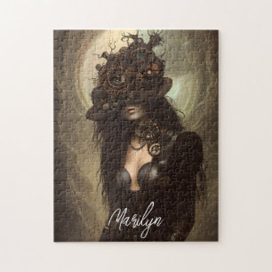 Quebra-cabeça Steampunk Oculta Seus Olhos