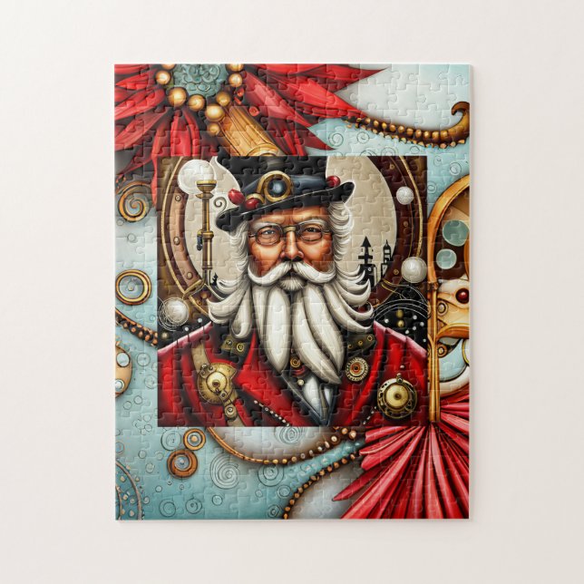 Quebra-cabeça Steampunk Santa Claus (Vertical)