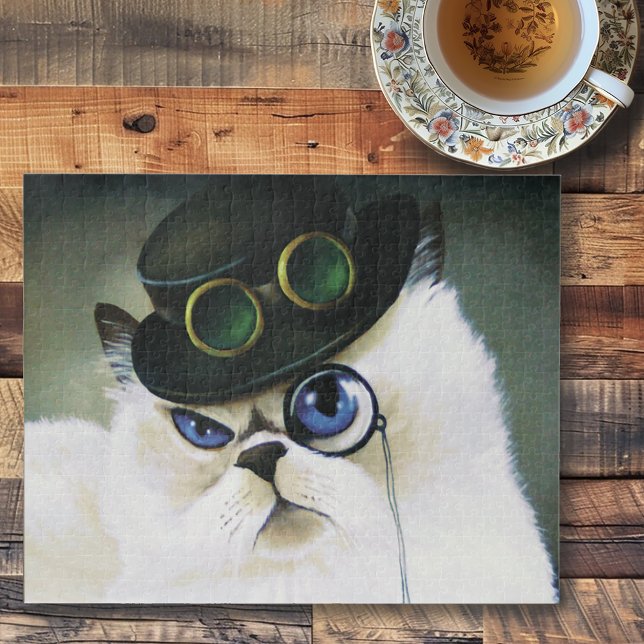 Quebra-cabeça Steampunk Siamese Persian Cat (Criador carregado)