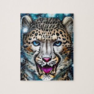 Quebra-cabeça Steampunk Snow Lepard