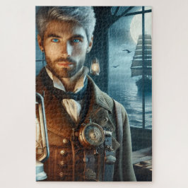 Quebra-cabeça Steampunk Vintage Guardião Vitoriano