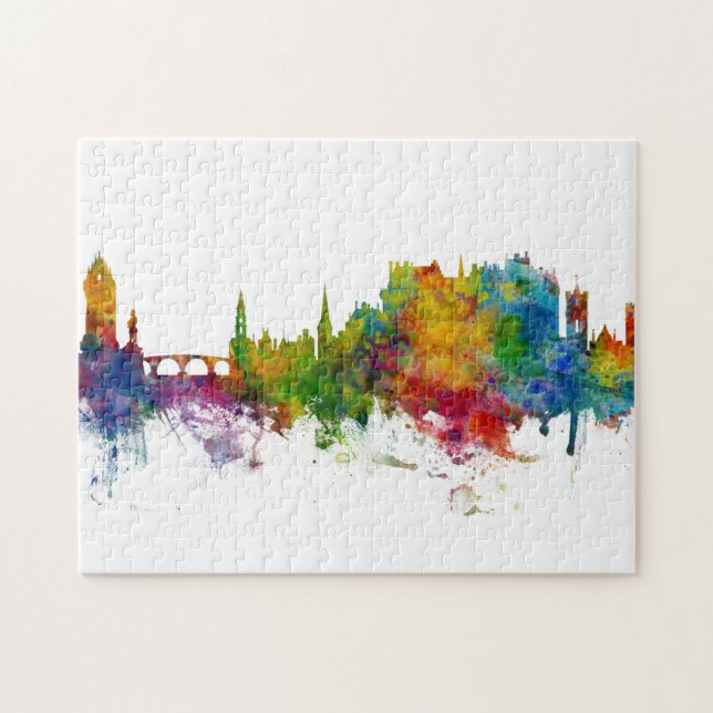 Quebra-cabeça Stirling Scotland Skyline (Horizontal)