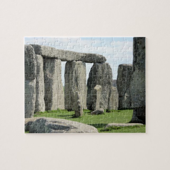 Quebra-cabeça Stonehenge misterioso em Inglaterra (Horizontal)