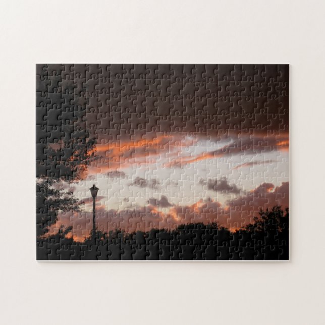 Quebra-cabeça Stormy Texas Sunset (Horizontal)