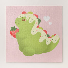 Quebra-cabeça Strawberry Matcha Dinosaur 