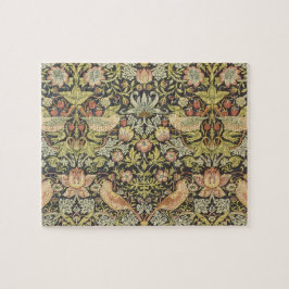 Quebra-cabeça Strawberry Theves por William Morris, Vintage Art