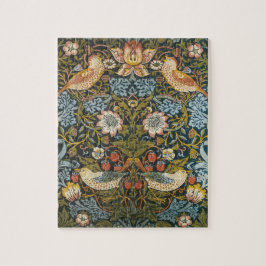 Quebra-cabeça Strawberry Theves por William Morris, Vintage Art