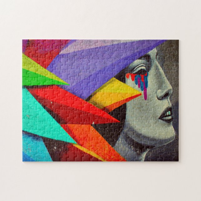 Quebra-cabeça Street Art de Madrid. (Horizontal)