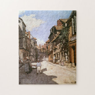 Quebra-cabeça Street Bavolle Honfleur Claude Monet Fine Art