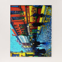 Street of Dublin (Ireland) Van Gogh Style