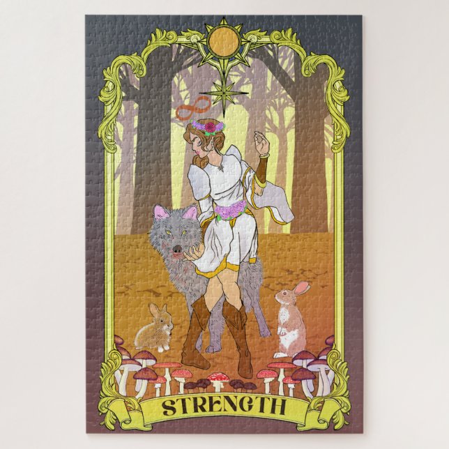 Quebra-cabeça Strength Tarot Puzzle (Vertical)