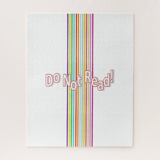 Quebra-cabeça Stripe Não Ler (Vertical)