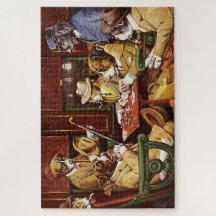 Sua Estação e Quatro Áses Cães Jogando Pôquer