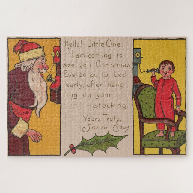 Quebra-cabeça Sua Verdadeira, Papai Noel (Horizontal)