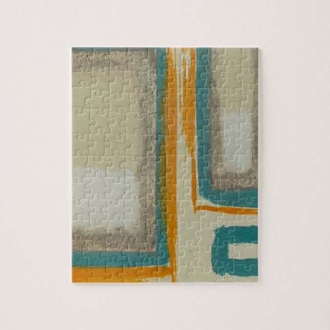 Quebra-cabeça Suave e Ousado Abstrato Inspirado em Rothko (Vertical)