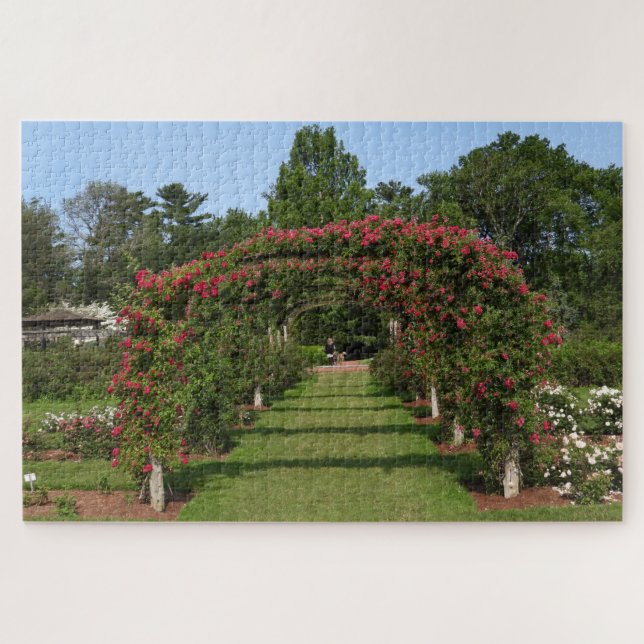 Quebra-cabeça Subindo Rosa Arch Elizabeth Park Garden Hartford (Horizontal)