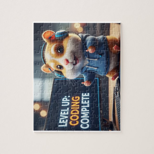 Quebra-cabeça Subir de Nível Codificação Completa – Prog Hamster (Vertical)