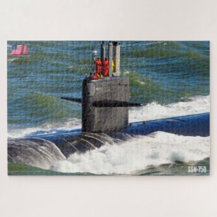 Quebra-cabeça SUBMARINO DE ATAQUE RÁPIDO DOS EUA - SSN-750 (20x3