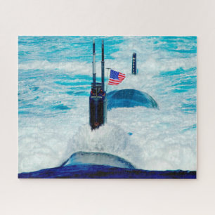 Quebra-cabeça SUBMARINO DE ATAQUE RÁPIDO DOS EUA - SSN-770 (16x2