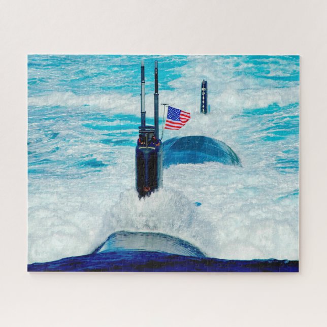 Quebra-cabeça SUBMARINO DE ATAQUE RÁPIDO DOS EUA - SSN-770 (16x2 (Horizontal)