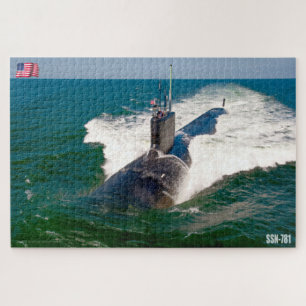 Quebra-cabeça SUBMARINO DE ATAQUE RÁPIDO DOS EUA - SSN-781 (20x3