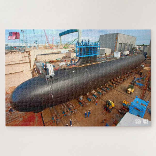 Quebra-cabeça SUBMARINO DE ATAQUE RÁPIDO DOS EUA - SSN-783 (20x3 (Horizontal)