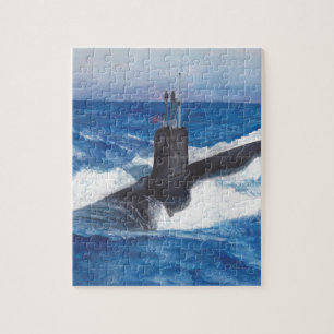 Quebra-cabeça Submarino de Guerreiros de Classe Virginia