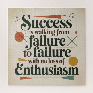 Quebra-cabeça Success Is Walking From Failure To Failure