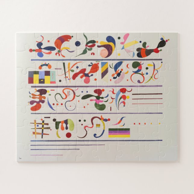 Quebra-cabeça Sucessão, Kandinsky  (Horizontal)