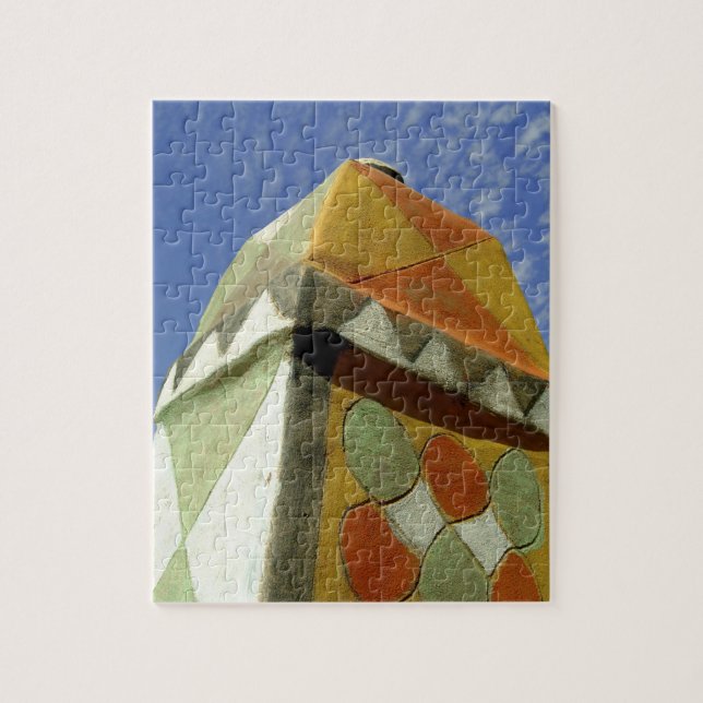 Quebra-cabeça Sudão, Norte (Núbia), Telhado decorado (Vertical)