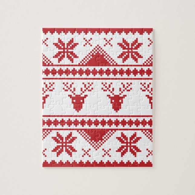 Quebra-cabeça suéter de natal feio (Vertical)