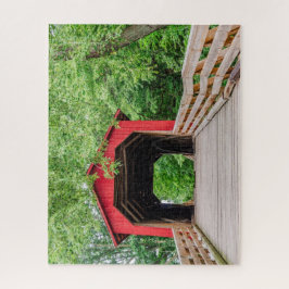 Quebra-cabeça Sugar Creek Covered Bridge, Glenarm, IL 520