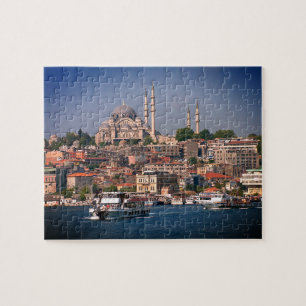 Quebra-cabeça Sultão Ahmed, Istambul panorama, Turquia