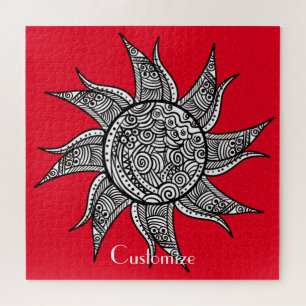 Quebra-cabeça Sun Tattoo Thunder_Cove estilo Henna