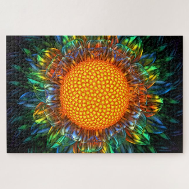 Quebra-cabeça Sunburst Daisy (Deluxe) (Horizontal)