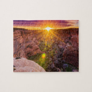 Quebra-cabeça Sunburst no Canyon de Chelly, AZ