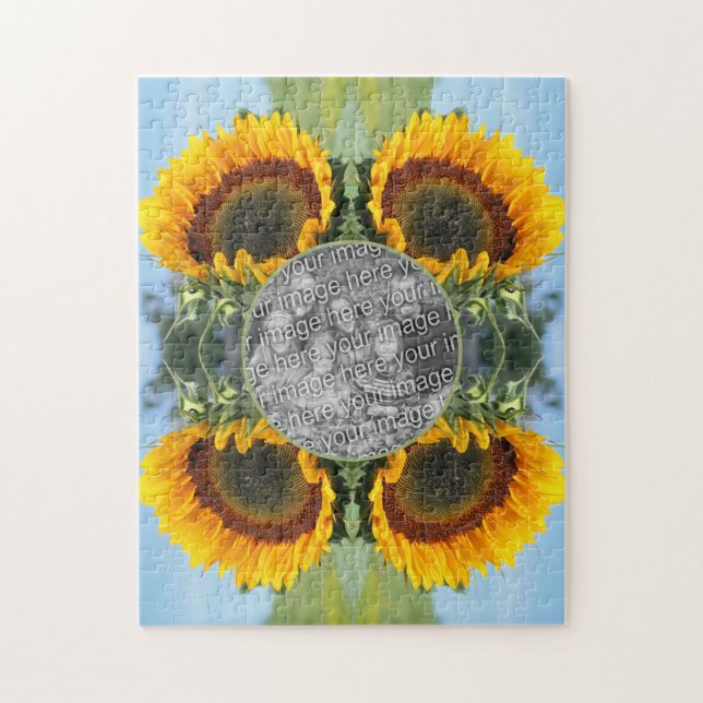Quebra-cabeça Sunflower In Sunshine Cria Sua Própria Foto (Vertical)