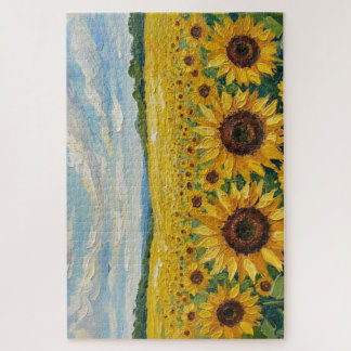 Quebra-cabeça Sunflower sky puzzle